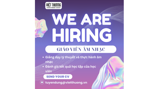 [HCM - HN] GIÁO VIÊN ÂM NHẠC