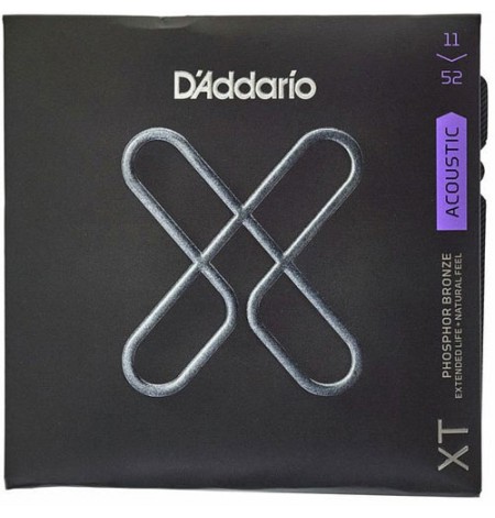 D'Addario SET ACOUS XT PH BRZ CST LIGHT