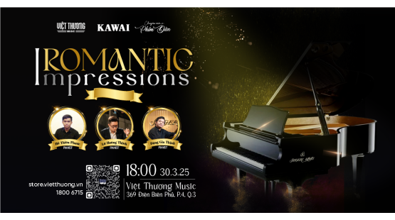 Sự kiện piano CHUYỆN CỦA PHÍM ĐÀN - Romantic Impressions